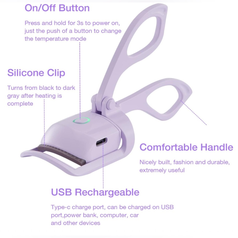 Heated Eyelash Curler..NEW IN SEALED PACKAGE